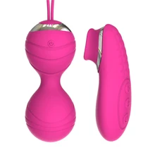 Female Wireless Remote Vibrator Sex Toys for Woman Kegel Balls Vaginal Balls Ben Wa Balls Kegel Simulator Vaginal Chinese Balls