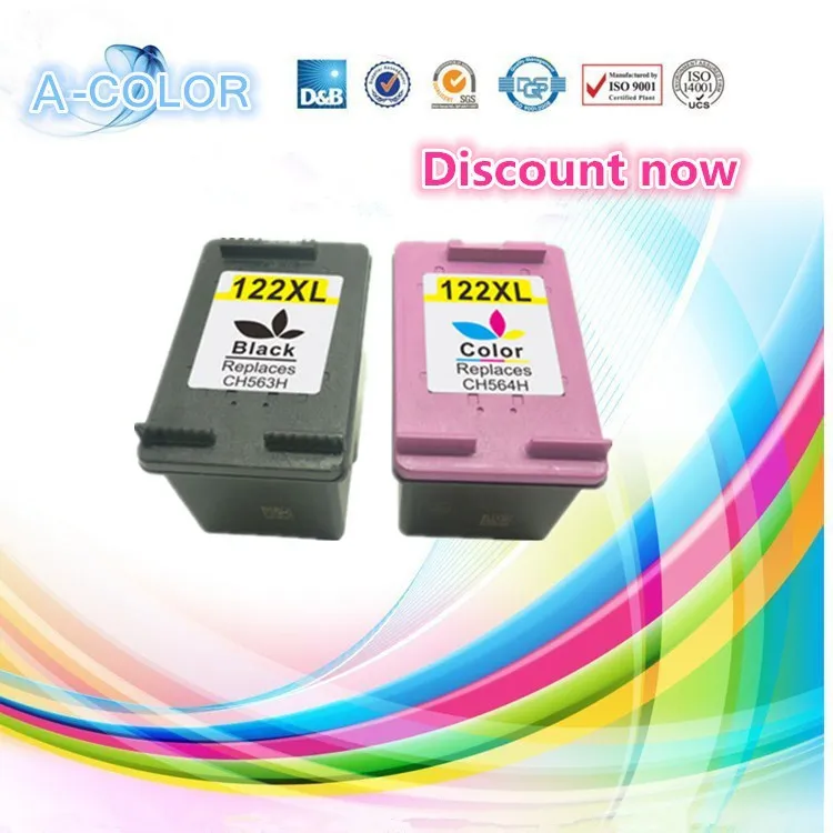 2PCS Compatible Ink For HP122 HP122XL Ink Cartridge for HP ...