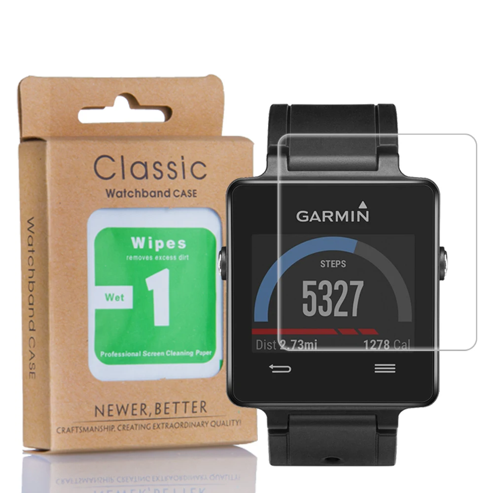 10 шт. закаленное стекло для Garmin Vivoactive 3 Trainer Music 4s HR 9H прозрачная зеркальная защита
