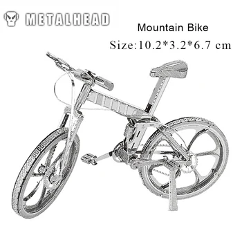 

3D Metal Creative Puzzles Model Mountain Bike Manual Assembling Jigsaw DIY Furniture Decoration Gifts Educational Toys For Adult