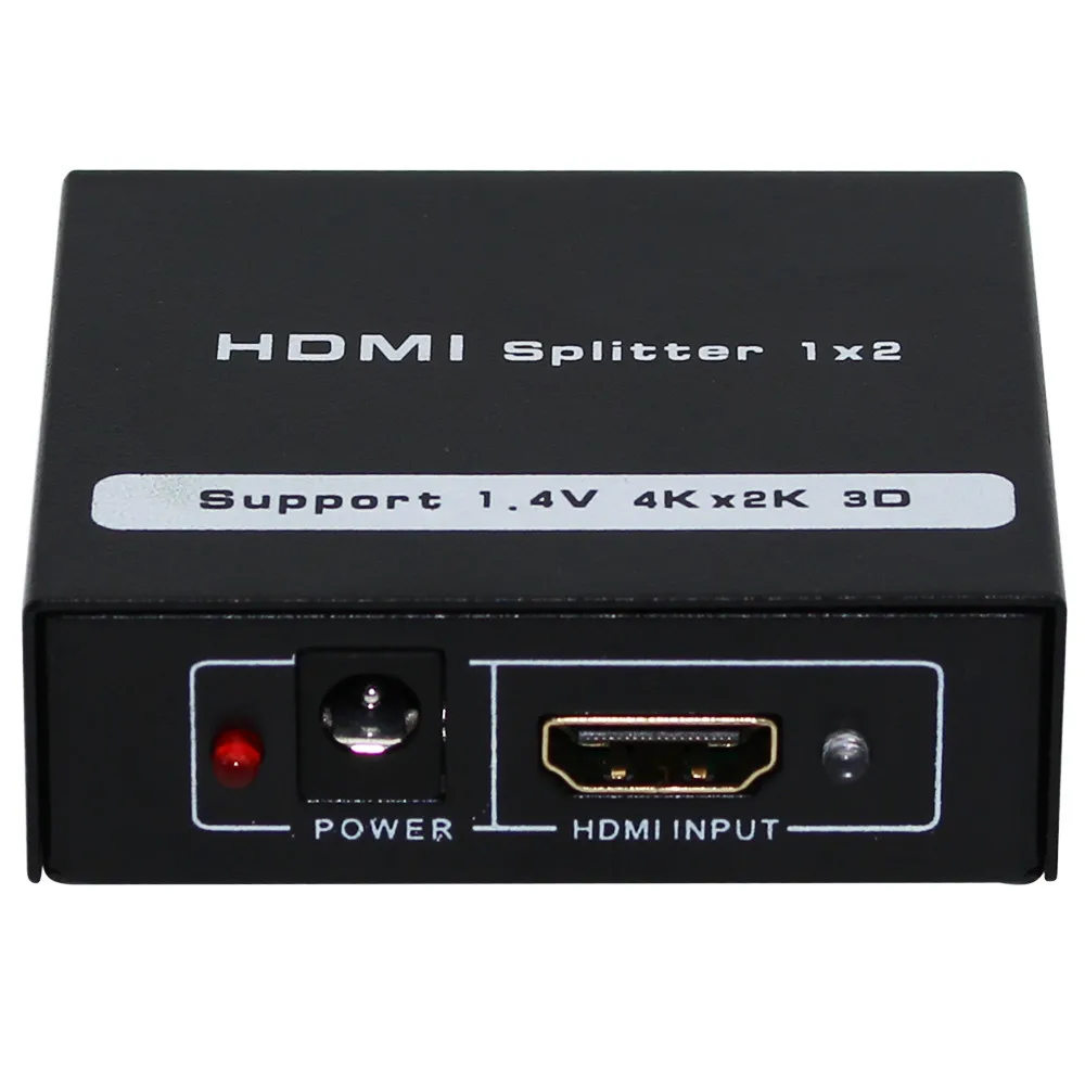 HDCP HDMI Разделение тер видео Full HD 1080 p HDMI коммутатор 1X2 Разделение 1 в 2 усилитель двойной Дисплей для HDTV DVD PS3 Xbox