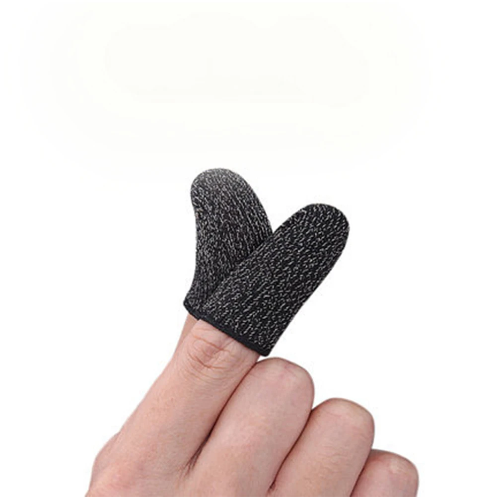 1 пара мобильных игр Finger Cots для PUBG стойло чувствительный Sweatproof дышащий нарукавник игровые аксессуары для iPhone iOS Android