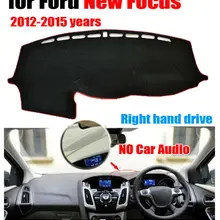 RKAC приборной панели автомобиля охватывает мат для Ford Focus 2012- низкая конфигурации правым dashmat pad Даш авто аксессуары