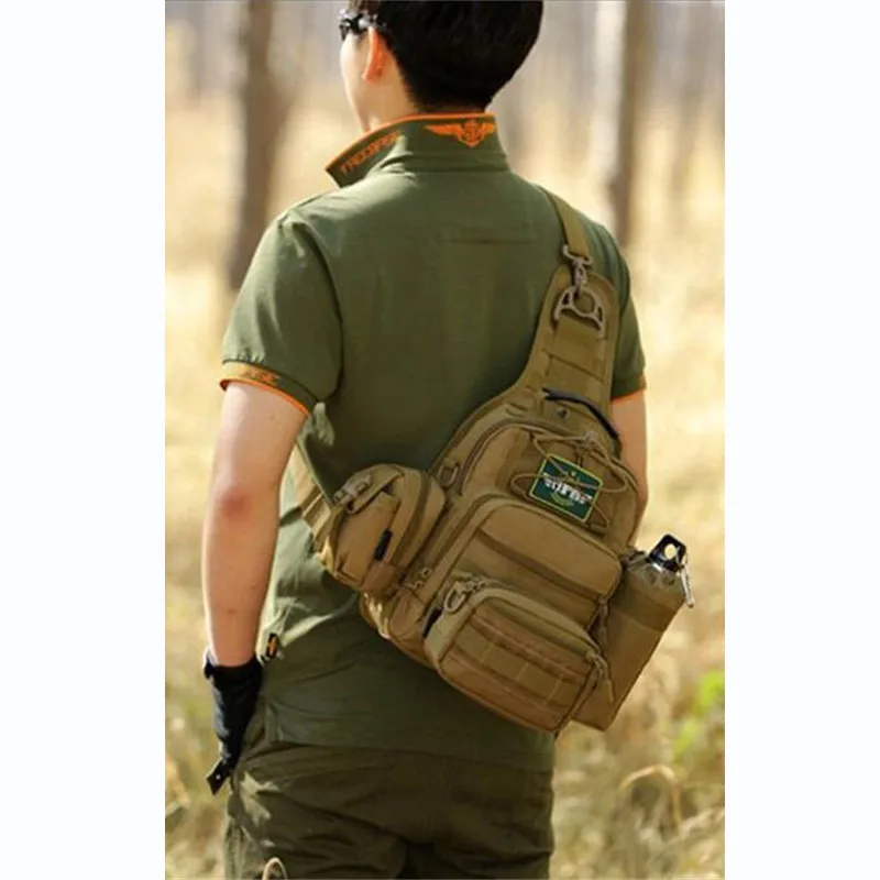 Men's bags tactics chest backpack female travel camouflage Recreation bag Best selling fashion high-end women luxury