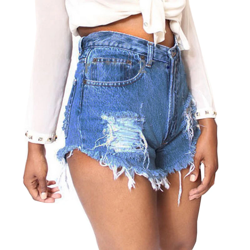 Popular Ripped White Shorts-Buy Cheap Ripped White Shorts