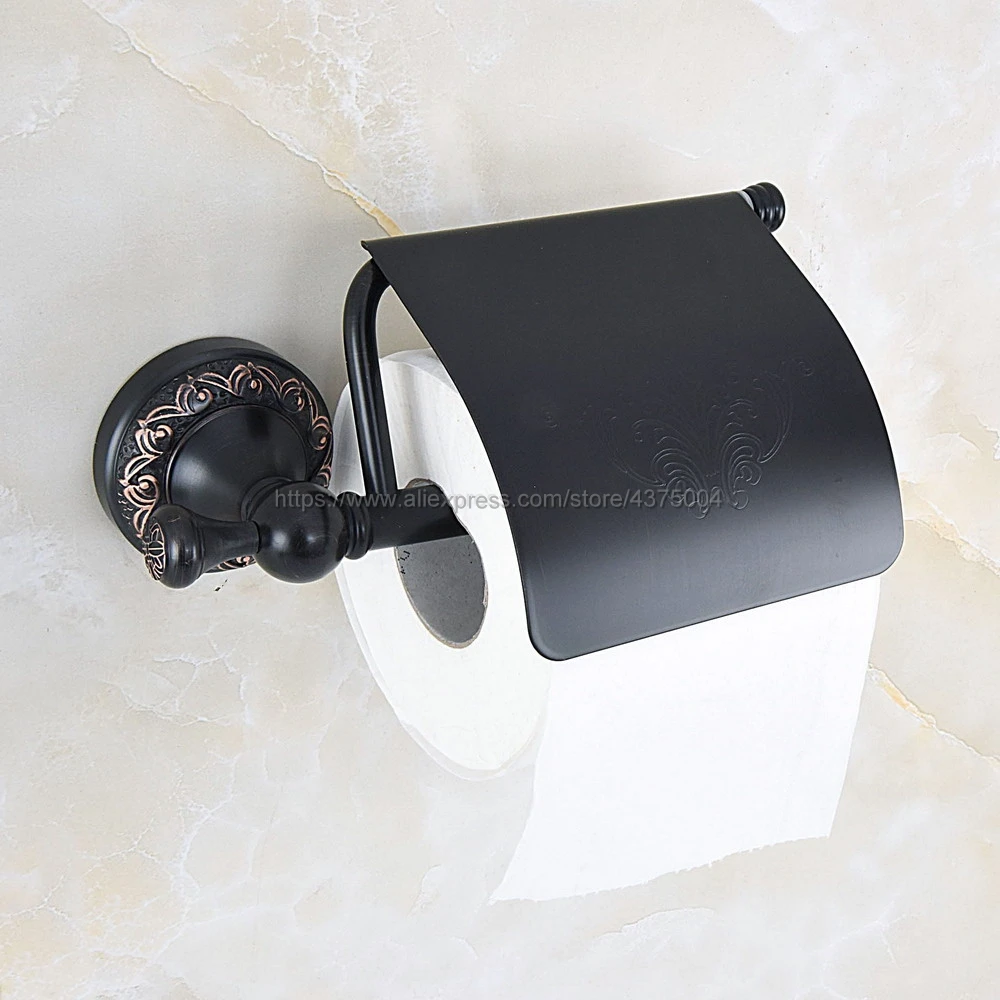 

Bathroom Washroom Toilet Paper Holder Roll Tissue Holders Paper Box Bathroom Accessories Oil Rubbed Bronze Nba458