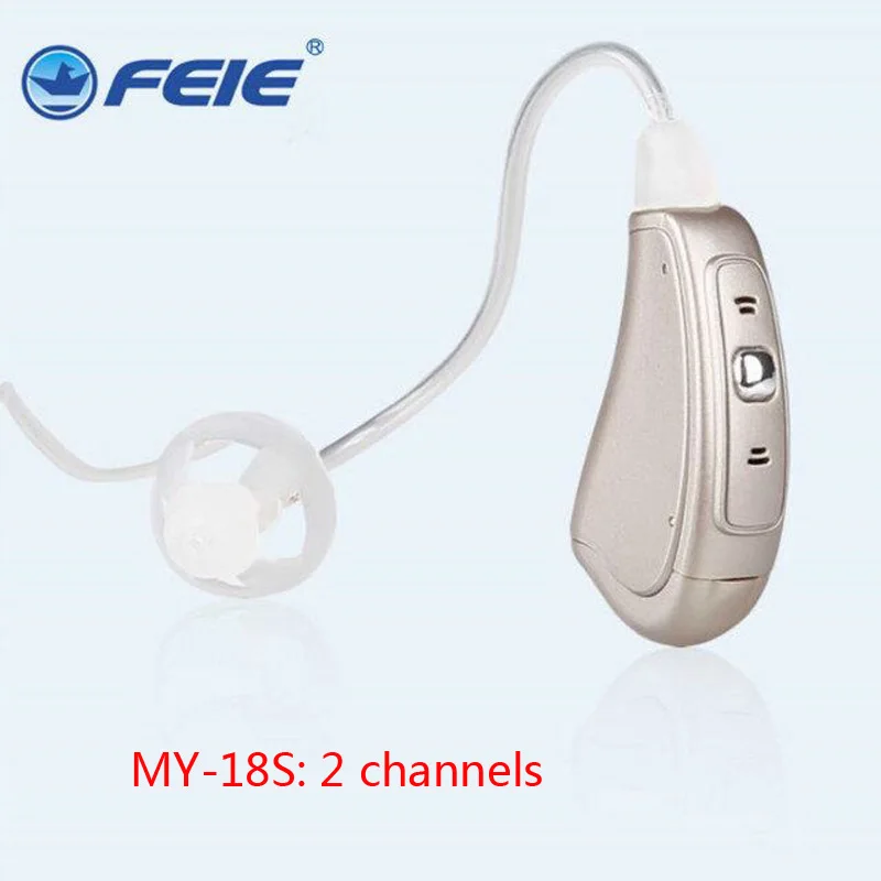 

Hearing Aid HI TECH Medical Ear Instrument Ear Hearing Machine Digital Hearing Aids RIC MY-18S Free shipping
