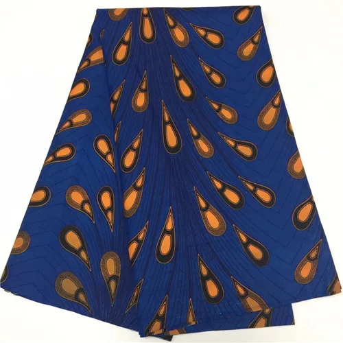 Полиэфирная ткань африканская ткань с принтом африканская ткань Анкара африканская восковая ткань чистые свадебные платья - Цвет: PL300413D14