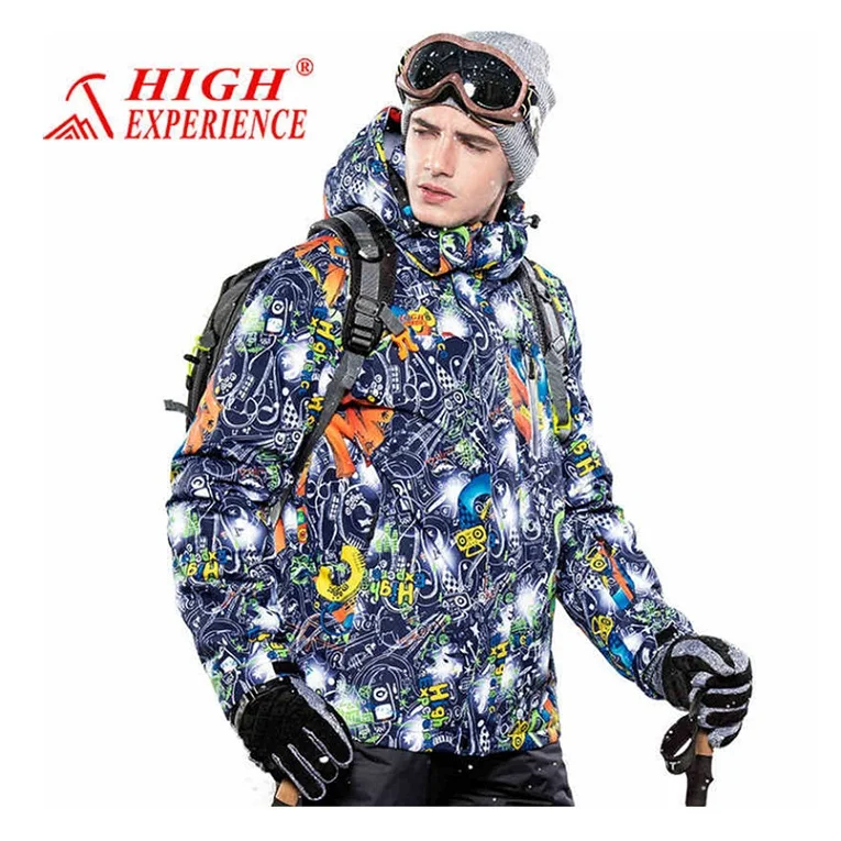 mens ski jacket high experience куртки, горнолыжная одежда Горнолыжные костюмы горнолыжный костюм горные лыжи куртка сноуборд горнолыжный костюм мужской,горнолыжная куртка женский, high experience горнолыжные костюмы - Цвет: mens ski jacket