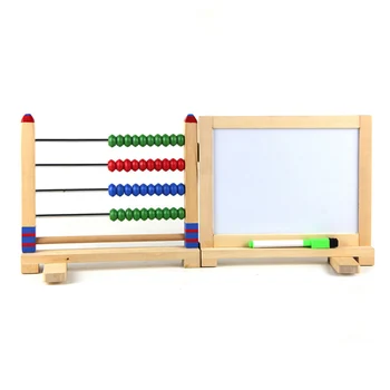 

1PC Kids Number Arithmetic Abacus Building Blocks Learning Educational Math Toy Calculation Rack Toy For kid gift