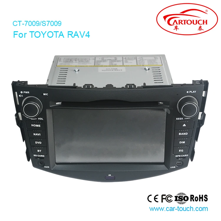 Discount Cartouch 2Din 7inch Car DVD Player for TOYOTA RAV4 2008~2012 Car Stereo GPS Navigation Bluetooth iPod Radio FM AM RDS Free Map 6