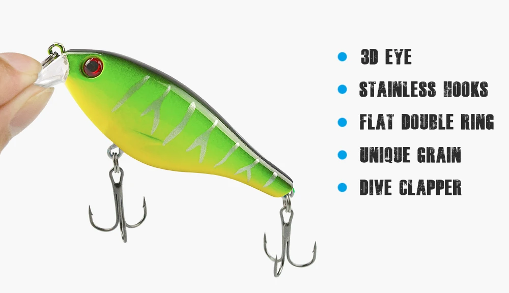 Fishing Crankbait Lure Wobbler 5
