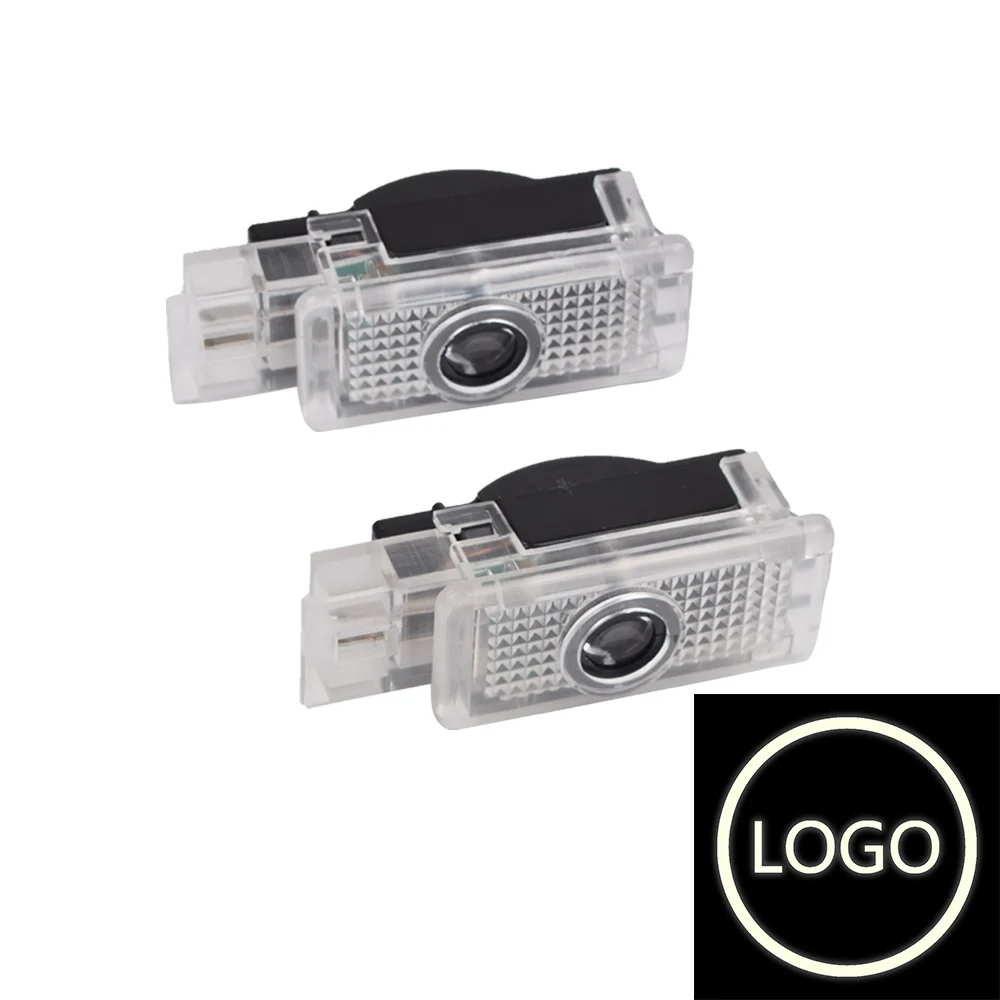 2X سيارة الباب تحذير ضوء شعار العارض LED لمرسيدس بنز W203 C-الطبقة