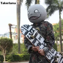 Takerlama полная голова игра NieR: автоматы Эмиля латексные 1:1 Смешные косплей маски шлемы реквизит вечерние Хэллоуин
