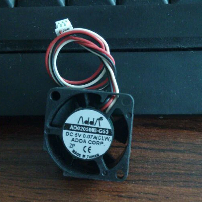 

ADDA AD0205MB-G53 DC 5V 0.07A 2.5cm 2510 Dual ball silent cooling fan