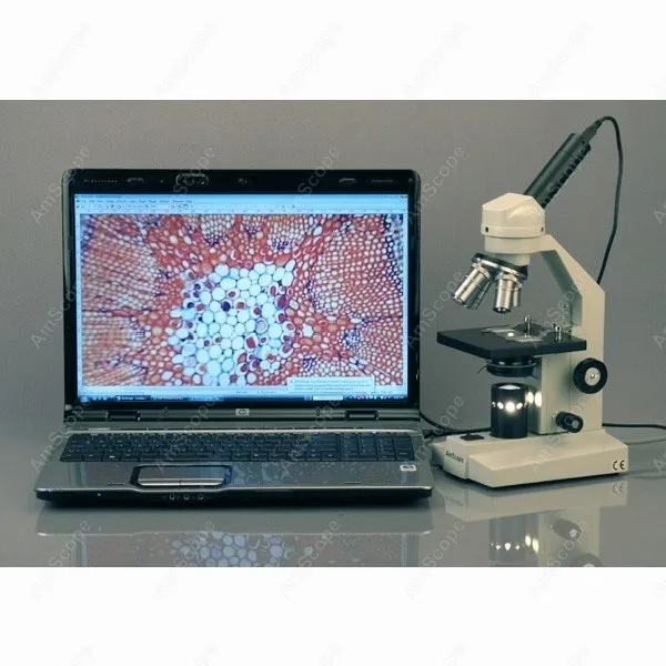 Студенческий составной Микроскоп AmScope поставки 40X 2500X Advanced Home School студенческий + USB