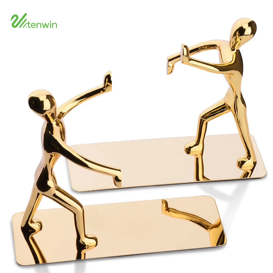 Fashion Cool Metal Stainless Steel Human-Shaped Bookend Book Stand Bookshelf Holder Decoratives Gift 20NB020 Fashion Cool Metal Stainless Steel Human-Shaped Bookend Book Stand Bookshelf Holder Decoratives Gift 20NB020
