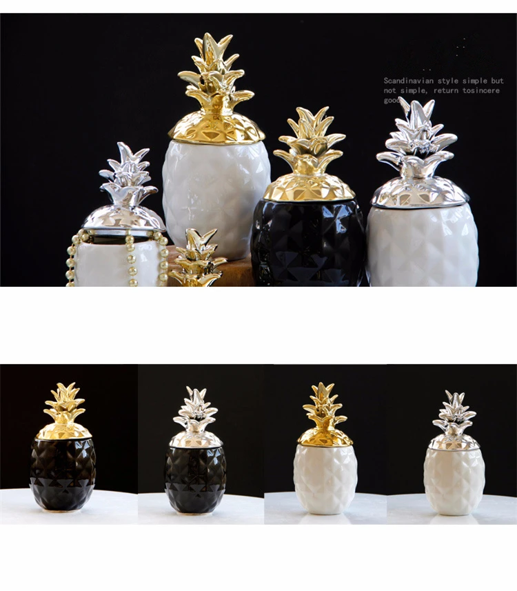 Ceramic Pineapple Figurines (1)
