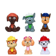 Buy 6Style Paw Patrol Toys set One Piece Anime Figure PVC Action Figure Model birthday Gifts Patrulla Canina Toys for Chidren D02 Free Shipping