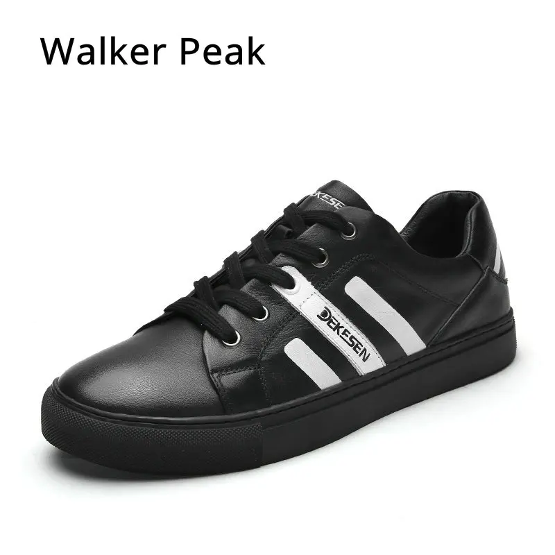 

New 2017 Mens Casual Shoes 100% Genuine leather Casual shoes for men Sheepskin Sneakers Spring Autumn Hip-hop mens shoes