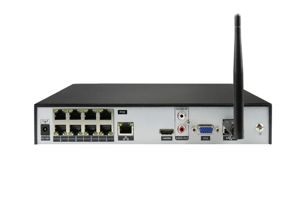  Silver Panel Hi3536C Xmeye 8CH*4K/8CH*8M 8CHv8Channel H.265+ 48V WIFI POE Onvif IP Camera CCTV NVR  - 32964476001