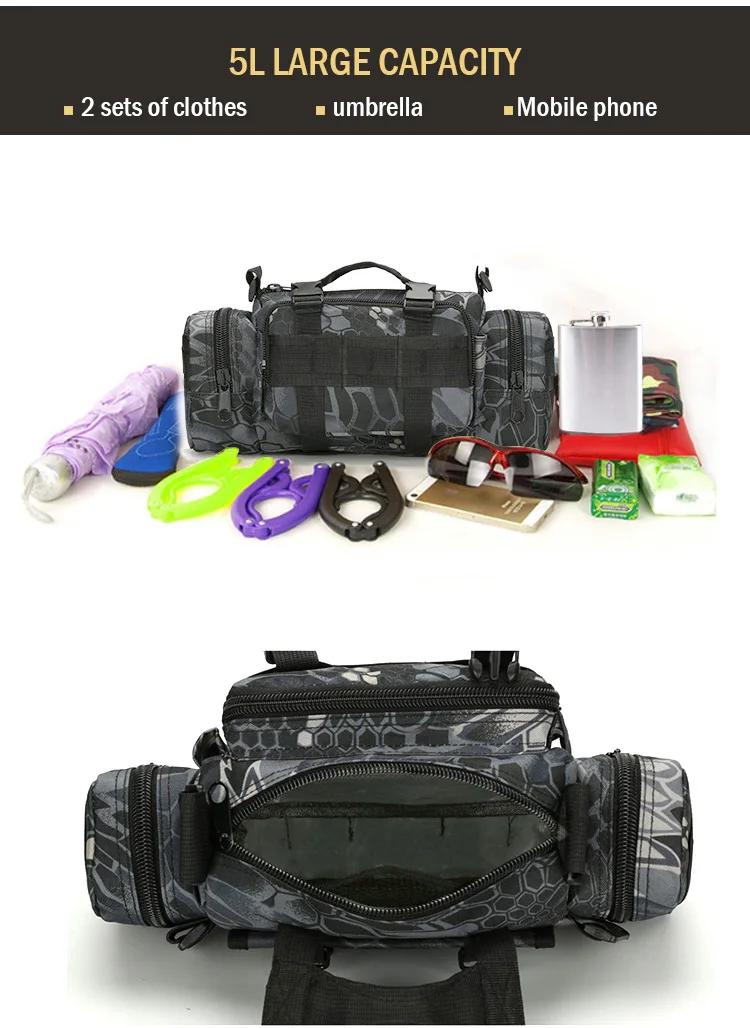 Лидер продаж, военная тактическая поясная сумка, водонепроницаемый нейлоновый рюкзак для кемпинга, походов, сумка, сумка для рук, mochila, военная сумка