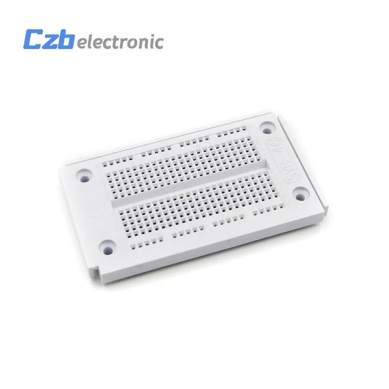 HX28A023 Mini Solderless Prototype Experiment Test Breadboard 170 SYB-170 Tie-points SYB-46 270 Point Transparent 35478.5mm 23x12 DIY(7)