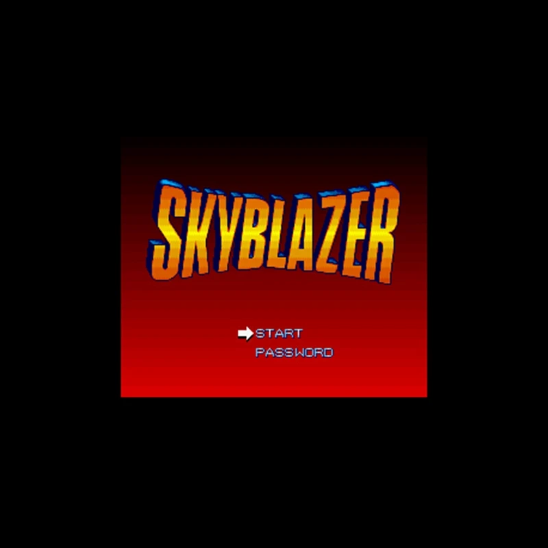 Sky Blazer NTSC Версия 16 бит 46 пин большая серая игровая карта для игроков в США |