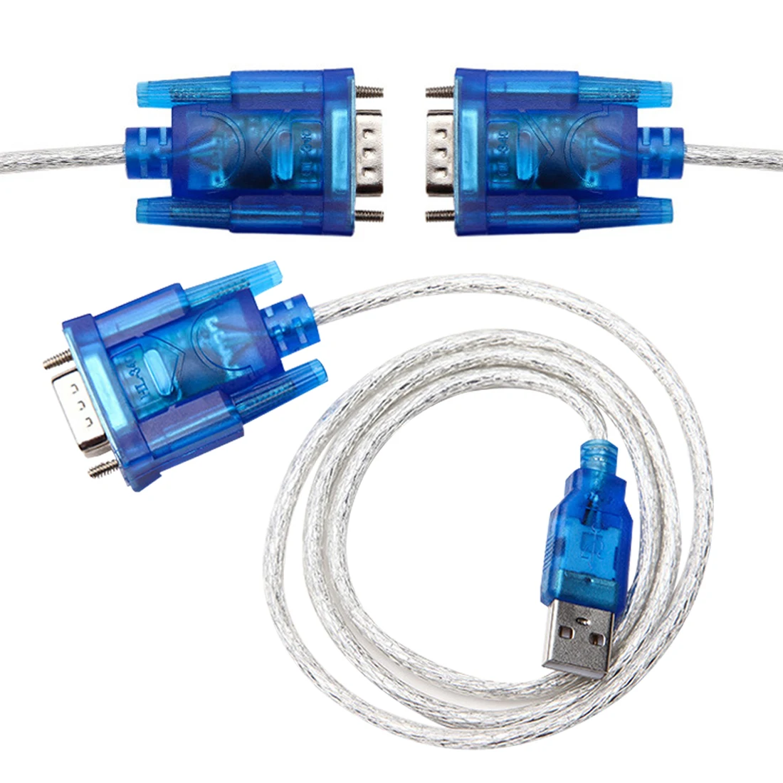 Marsnaska 1 шт. 80 см USB 2 0 к RS232 COM Port Серийный PDA 9 pin DB9 Кабель папа M/M адаптер для ПК GPS|usb 2.0