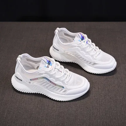 

Sports shoes female white net red wild running 2019 new Korean summer casual summer mesh breathable shoes