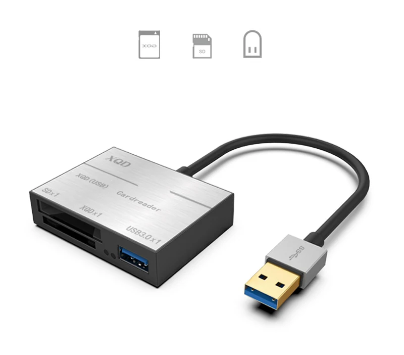 USB 3,0/Тип C USB C XQD SD кард-ридер 500 МБ/с. высокое Скорость Камера комплект адаптер для sony м/G серии Nikon для Lexar USB карта XQD