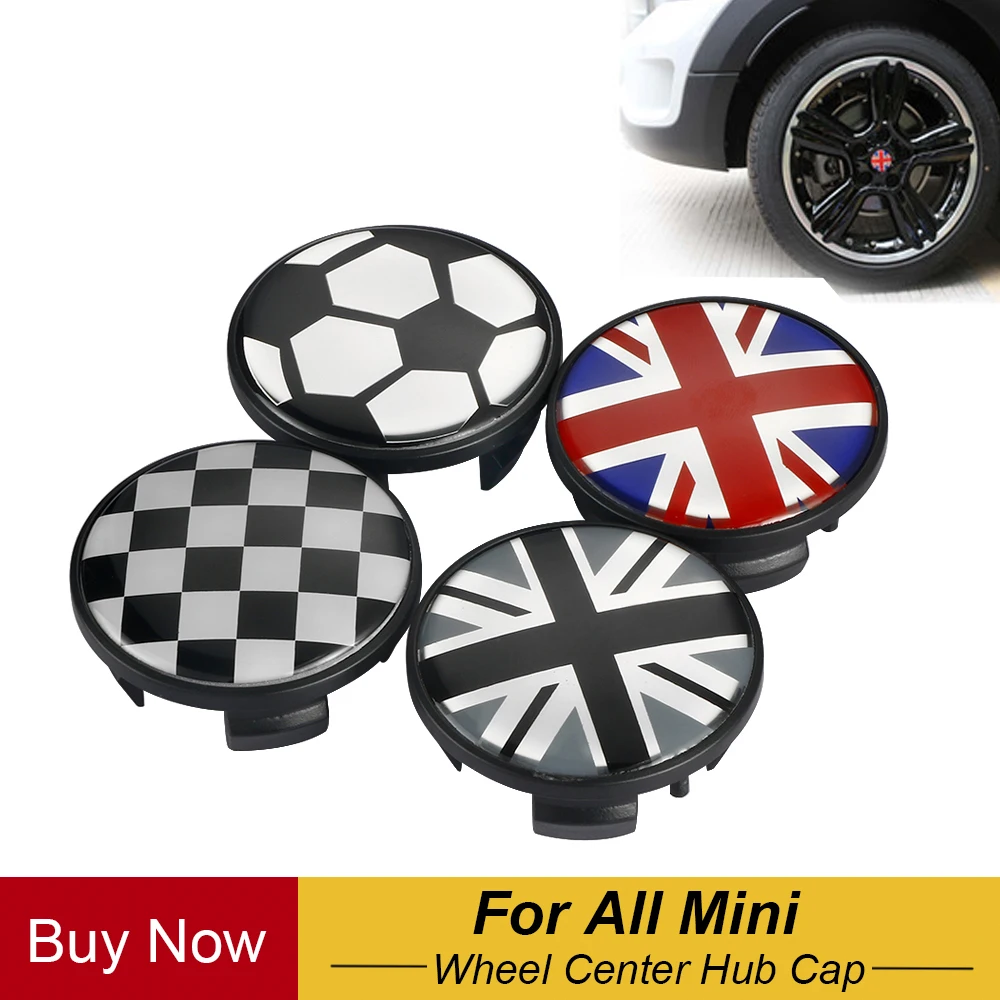 4 шт. ABS Центральная втулка колеса автомобиля крышки для Mini Cooper S JCW один + Countryman R55 R56