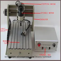 Мини Настольная с ЧПУ гравировальный станок с ЧПУ 3020 T малые поделки обработки рельефная вырезка принтер-маркиратор 200 двигатель