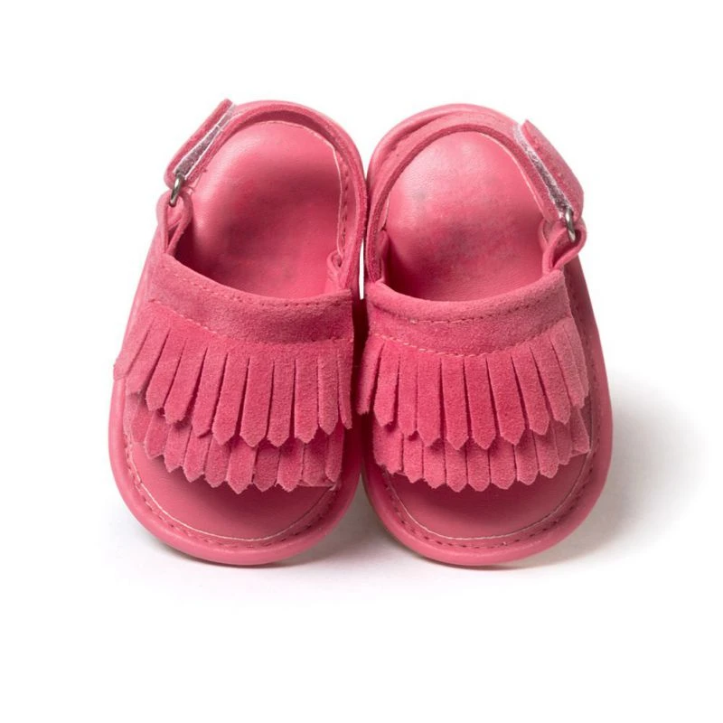 Sandalias de bebé recién nacido PU niña zapatos de moda bebé niña Sandalias 9 colores bebé Niño Zapatos 2019 niña Sandalias y zuecos| - AliExpress
