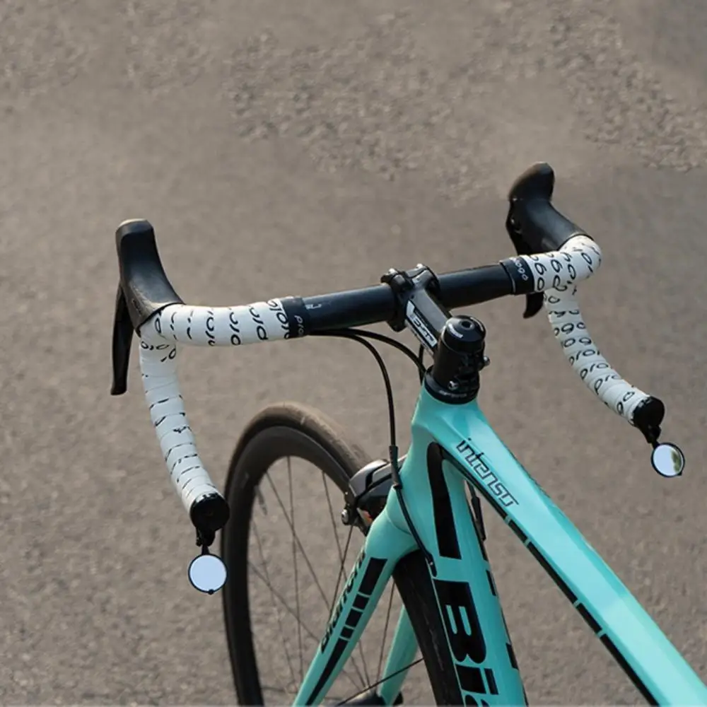 Universal Rotary Handlebar Glass Rear View Mirror for Road Bike Bicycle