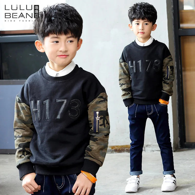 

Boys T-shirt Children Clothing Tee Boy Clothes Top Long Sleeve T Shirt 2018 New Autumn Winter Casual Full Kids Clothes