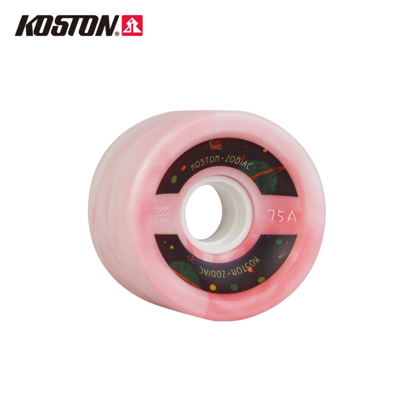 

KOSTON Pro Longboard Wheels 4Pcs/Set High Quality Carving Skateboard Wheels PU 70mm*51mm 75A 80% Rebound Longboard Dancing WH157