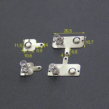 

50PCS Custom Spring Steel Nickel Plating AA Battery Spring Contact for Toy
