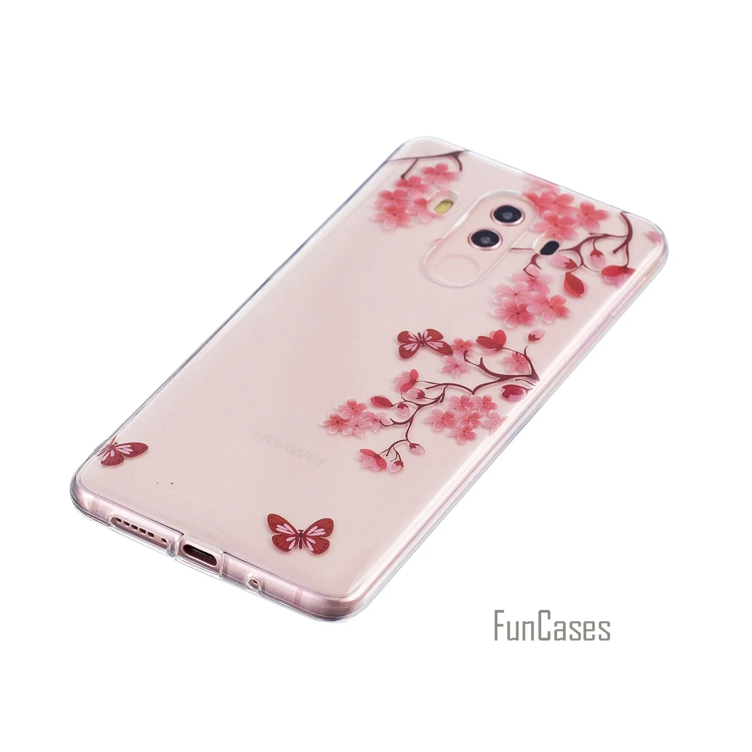 Новый милый чехол для телефона huawei Mate10 Pro мягкий из ТПУ Nova Fundas разноцветный с