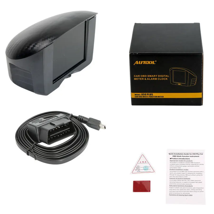 AUTOOL X50 Plus Многофункциональный Автомобильный OBD Умный Цифровой измеритель
