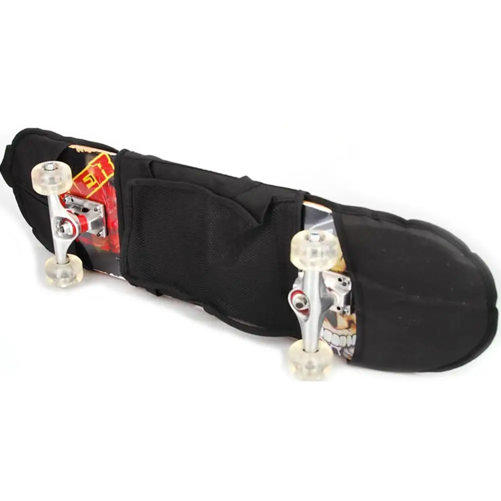 

80mm Adjustable Long Black Skateboard Carrying Bag Long Board And Fishboard Skateboard Backpack for Four Wheel Skateboard