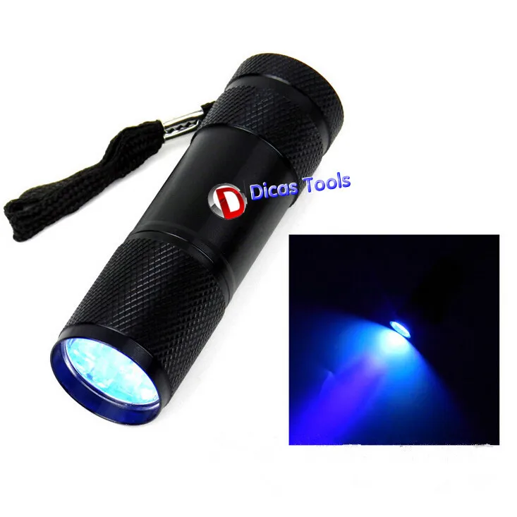 9 purple light led flashlight manufacturers selling UV ultraviolet 365