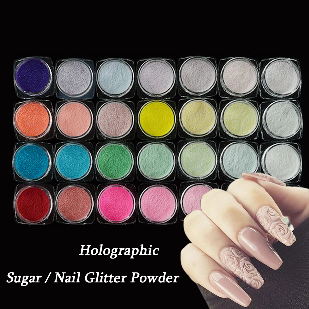 1 бутылка блестящий порошок для ногтей украшения дизайна ногтей|powder shine|glitter dustnail