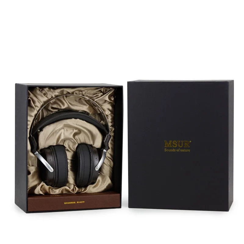 Наушники MSUR N650 гарнитура сабвуфер HiFi деревянная металлическая музыка DJ наушники