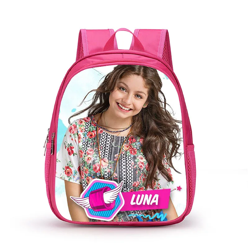 2018 милый школьный рюкзак для девочек подростков Soy Luna с розовым принтом