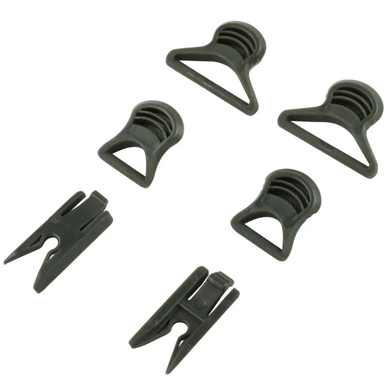 FAST Helmet Goggle Swivel Clips Tactical Helmet Accessories BK DE Green