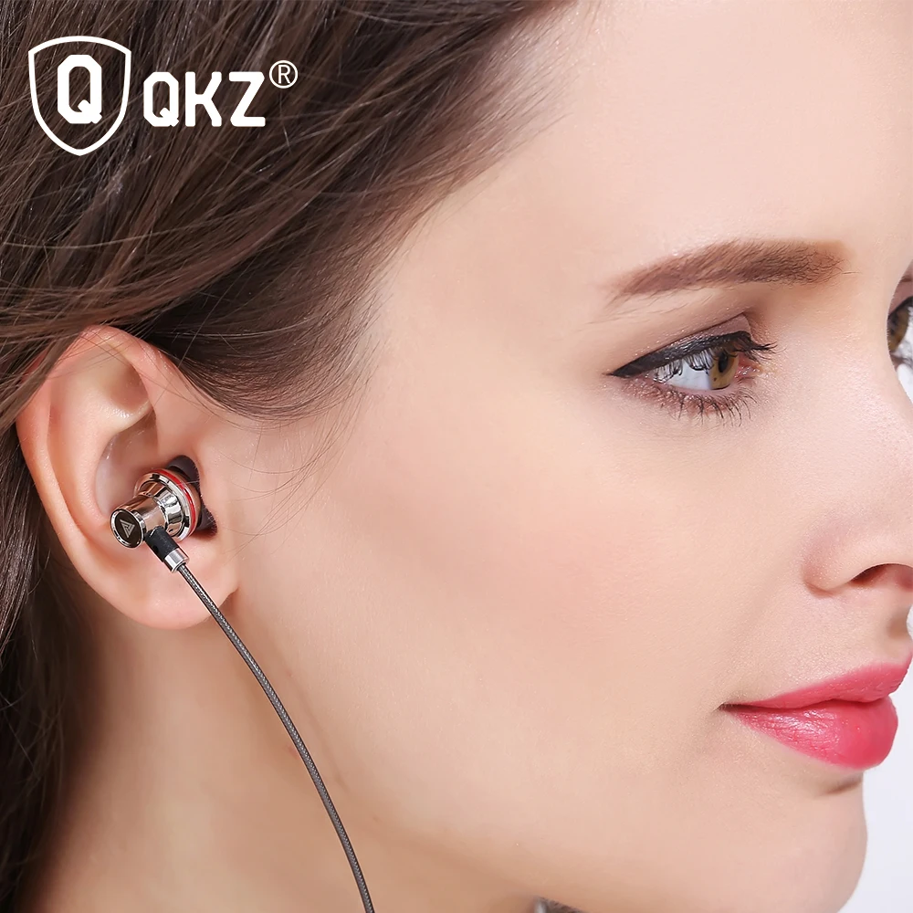 Наушники QKZ KD3 микрофон качество звука fone de ouvido Enthusiast bass вкладыши медная штамповка