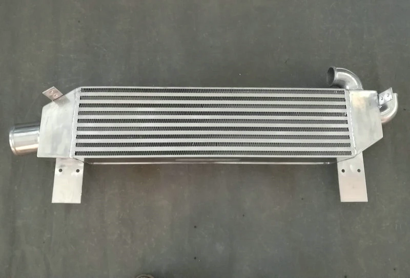 Прямая установка алюминиевый интеркулер FMIC для Ford Mustang GT 1979 1993 256 302 351 Mercury Капри V8
