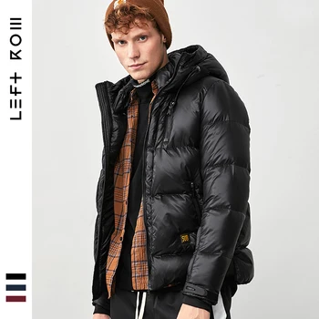 

LeftROM (Higher Quality) 2018 New Couple Outdoor Men's Down Jacket Men's Short Section Thickening Youth Tide Men's Down Coat