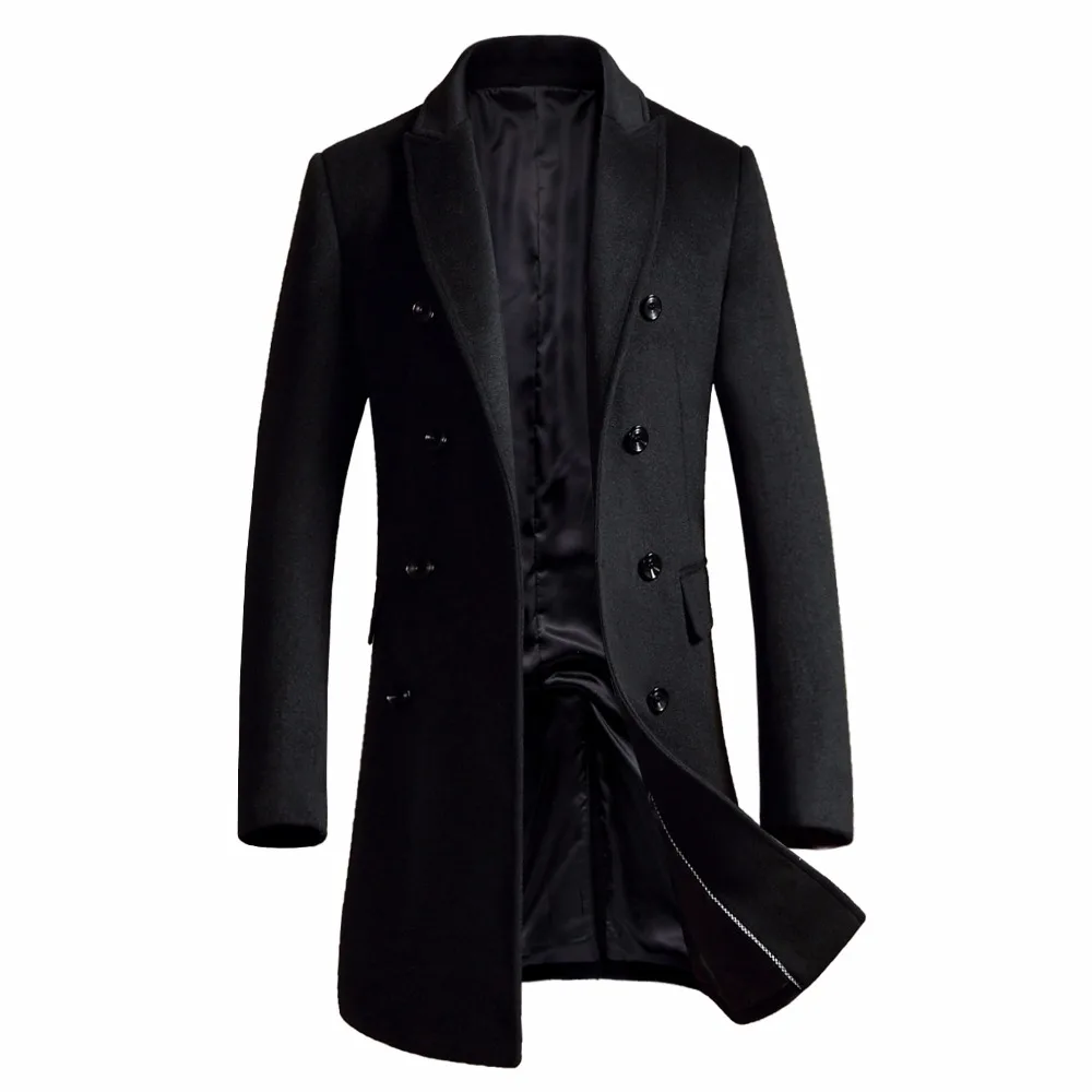 Shanghai Story Men Wool Jackets Fall Winter Brand Men Wool
